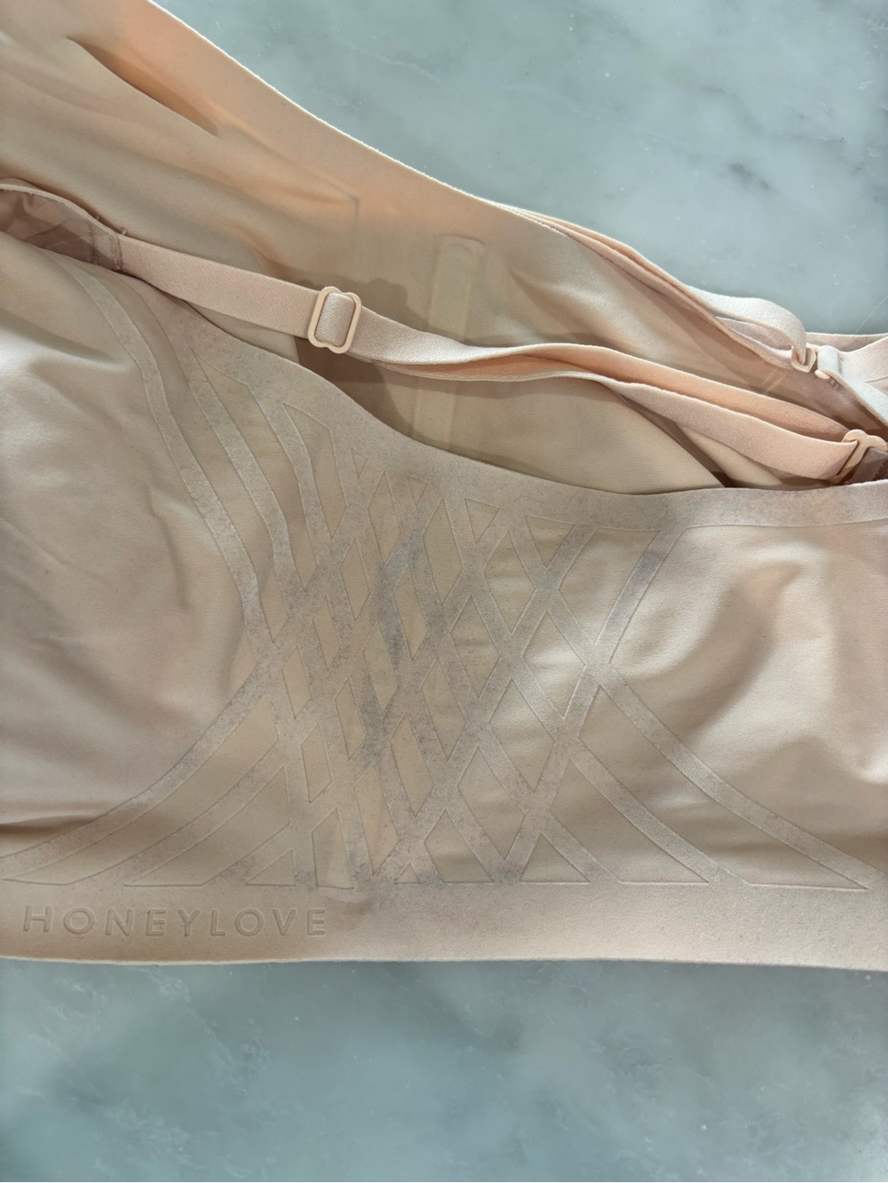 ✨HoneyLove Blush Nude Seamless Wireless Bra - Picture 3 of 5
